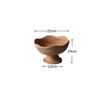 Rynx | Natural Rattan Fruit Baskets - Handwoven - Unique And Functional