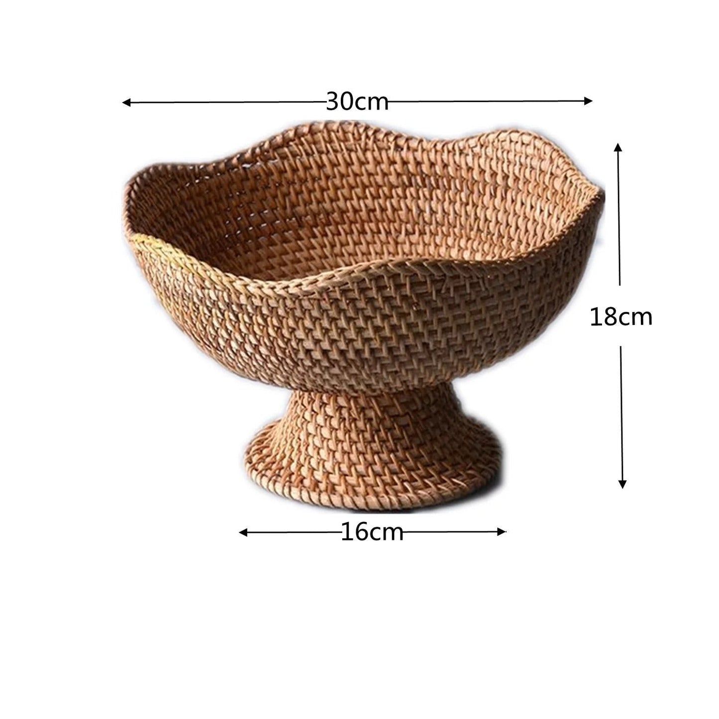 Rynx | Natural Rattan Fruit Baskets - Handwoven - Unique And Functional