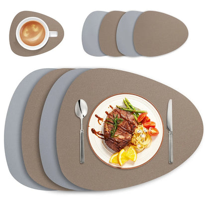 Rynx | Organic Leather Mat Set - Waterproof & Oil Resistant