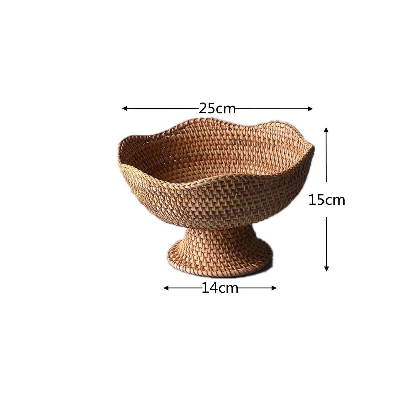 Rynx | Natural Rattan Fruit Baskets - Handwoven - Unique And Functional