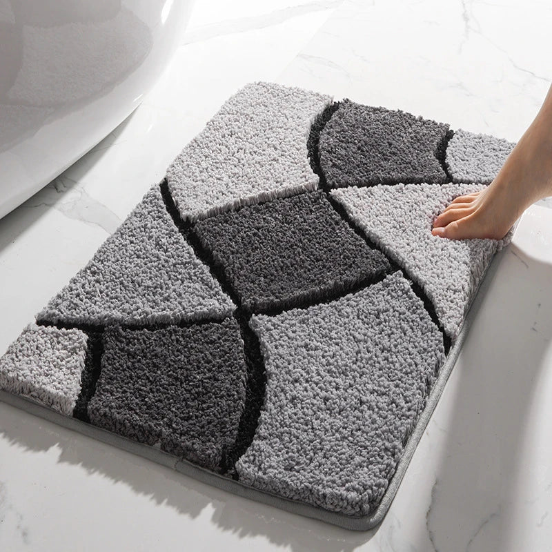 Rynx | SoftStep elegant bathroom mat - comfort and style