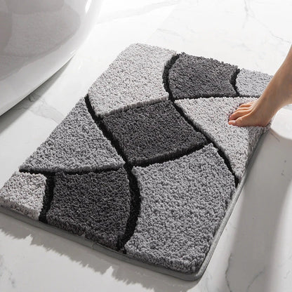 Rynx | SoftStep elegant bathroom mat - comfort and style