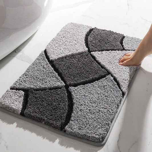 Rynx | SoftStep elegant bathroom mat - comfort and style