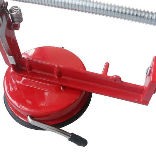 Rynx | Manual Red Stainless Steel Twisted Potato Apple Peeler Spiral French Fry Cutting Tool