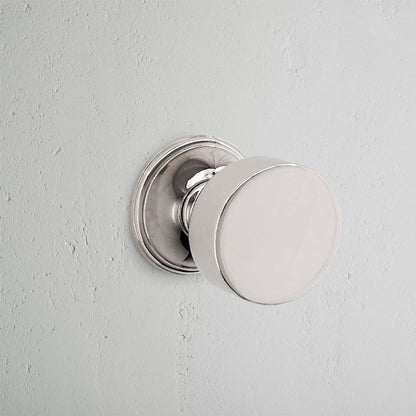 Rynx | Onslow Unsprung Door Knob - Polished Nickel