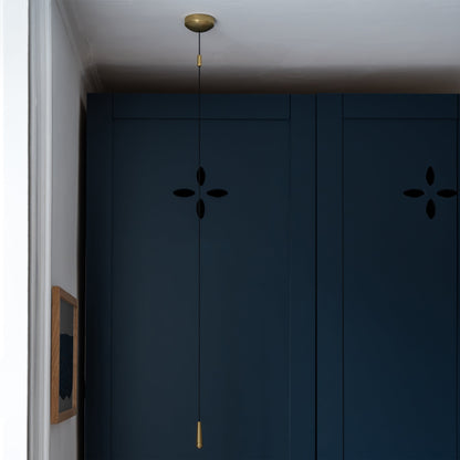 Rynx | Bathroom Pull Switch - Antique Brass