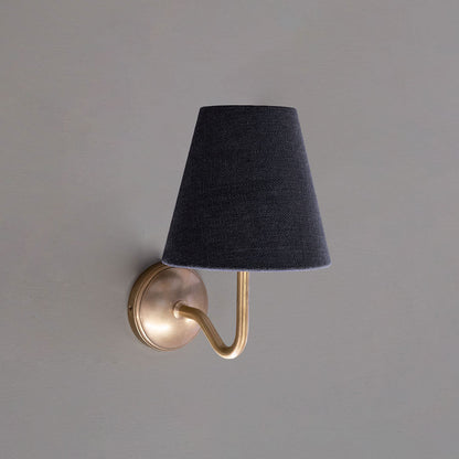 Rynx | Malvern Small Wall Lamp Basalt Gray - Antique Brass