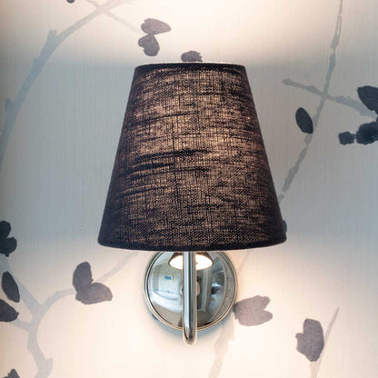 Rynx | Malvern Small Wall Lamp Basalt Gray - Polished Nickel