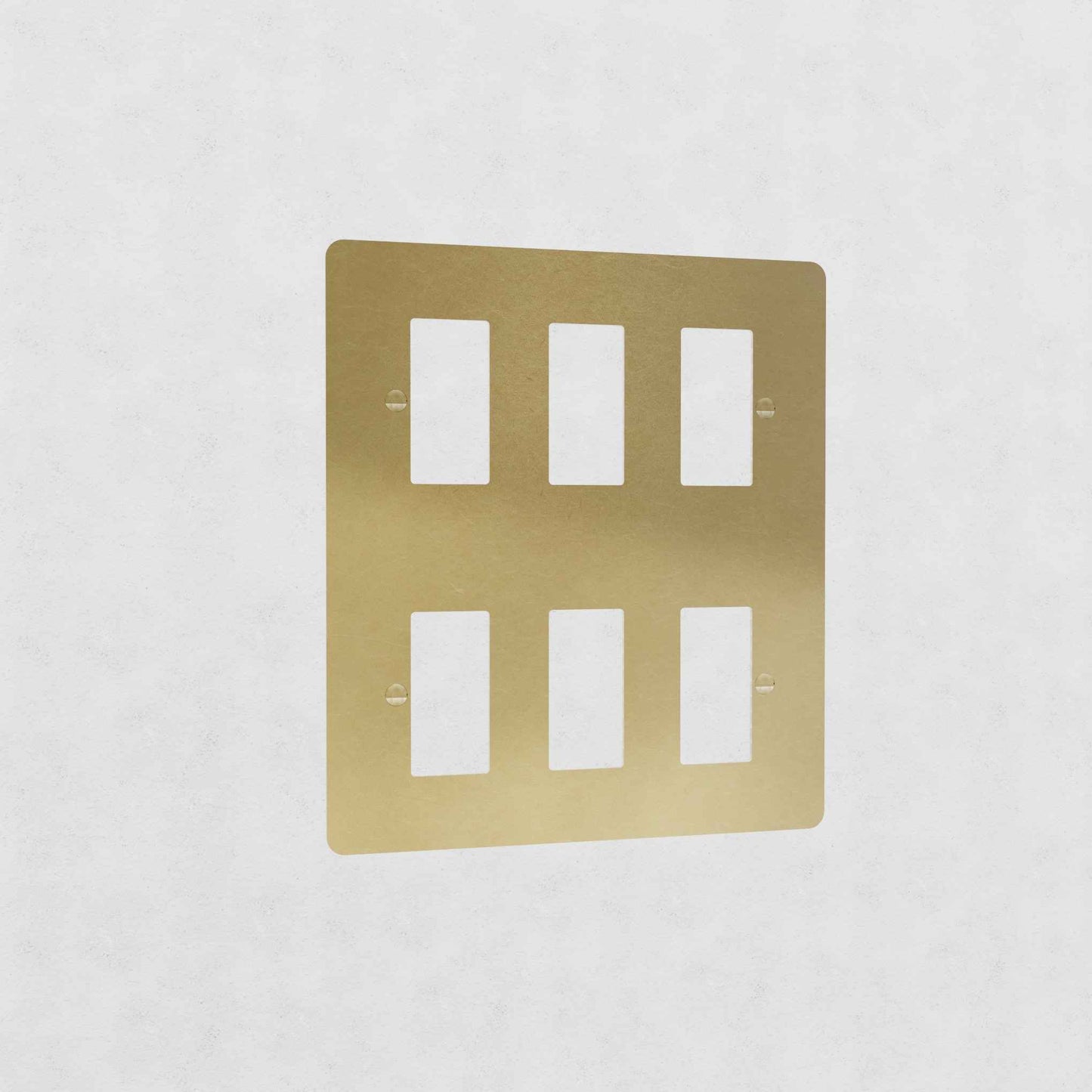 Rynx | 6G Rocker Switch Plate - Antique Brass