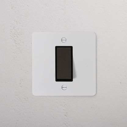 Rynx | 1G Two-way Rocker Switch - Painted Bronze Black