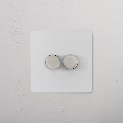Rynx | 2G Dimmer Switch - Malbar Polished Nickel