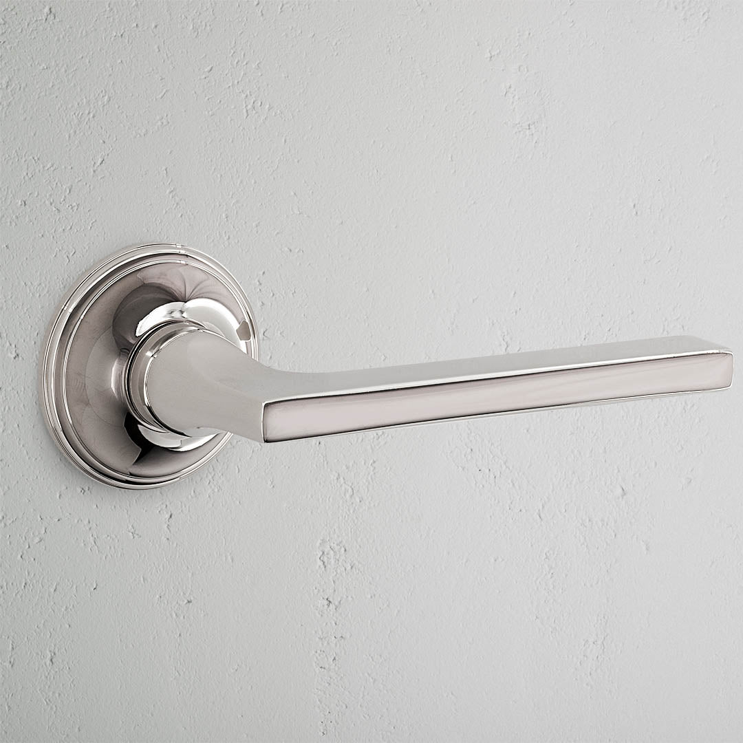 Rynx | Clayton Fast Door Handle - Polished Nickel
