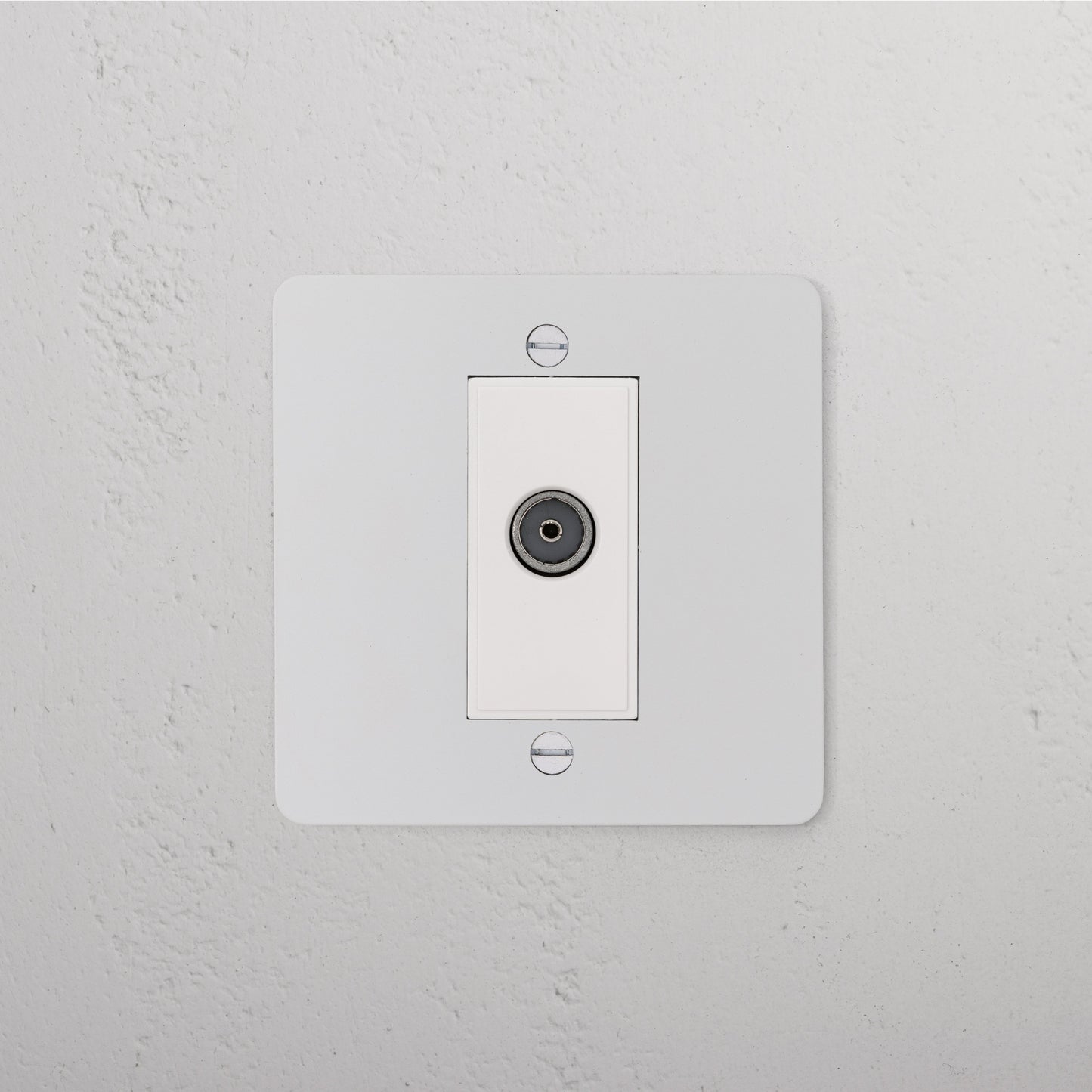 Rynx | TV Outlet Socket - Malbar White