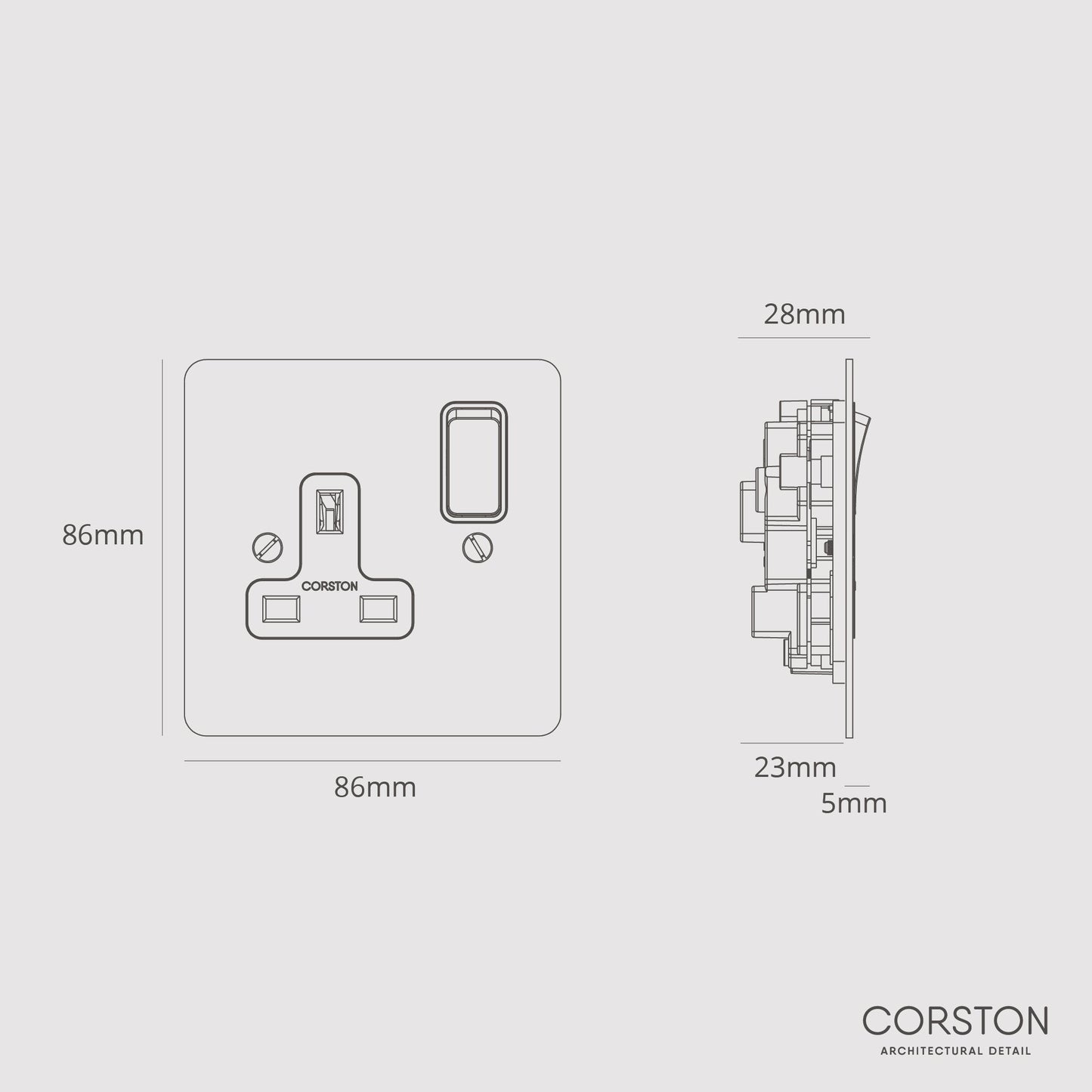 Rynx | Single Socket UK - Malbar black