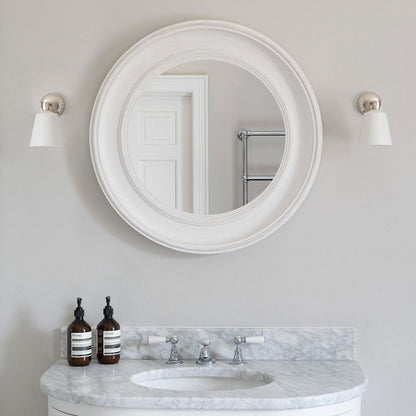 Rynx | Richmond Small Wall Lamp Fine Porcelain - Polished Nickel