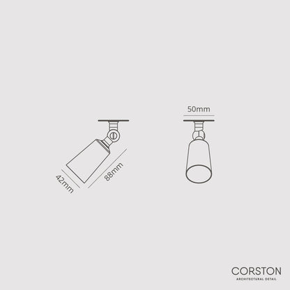 Rynx | Perryn Small Simple Spotlight (35mm) - Polished Nickel