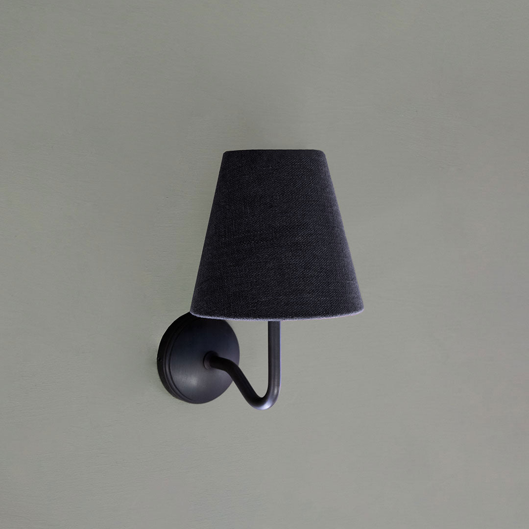 Rynx | Malvern Small Wall Lamp Basalt Gray - Bronze
