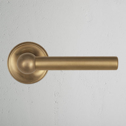Rynx | Harper Origin Door Handle - Antique Brass