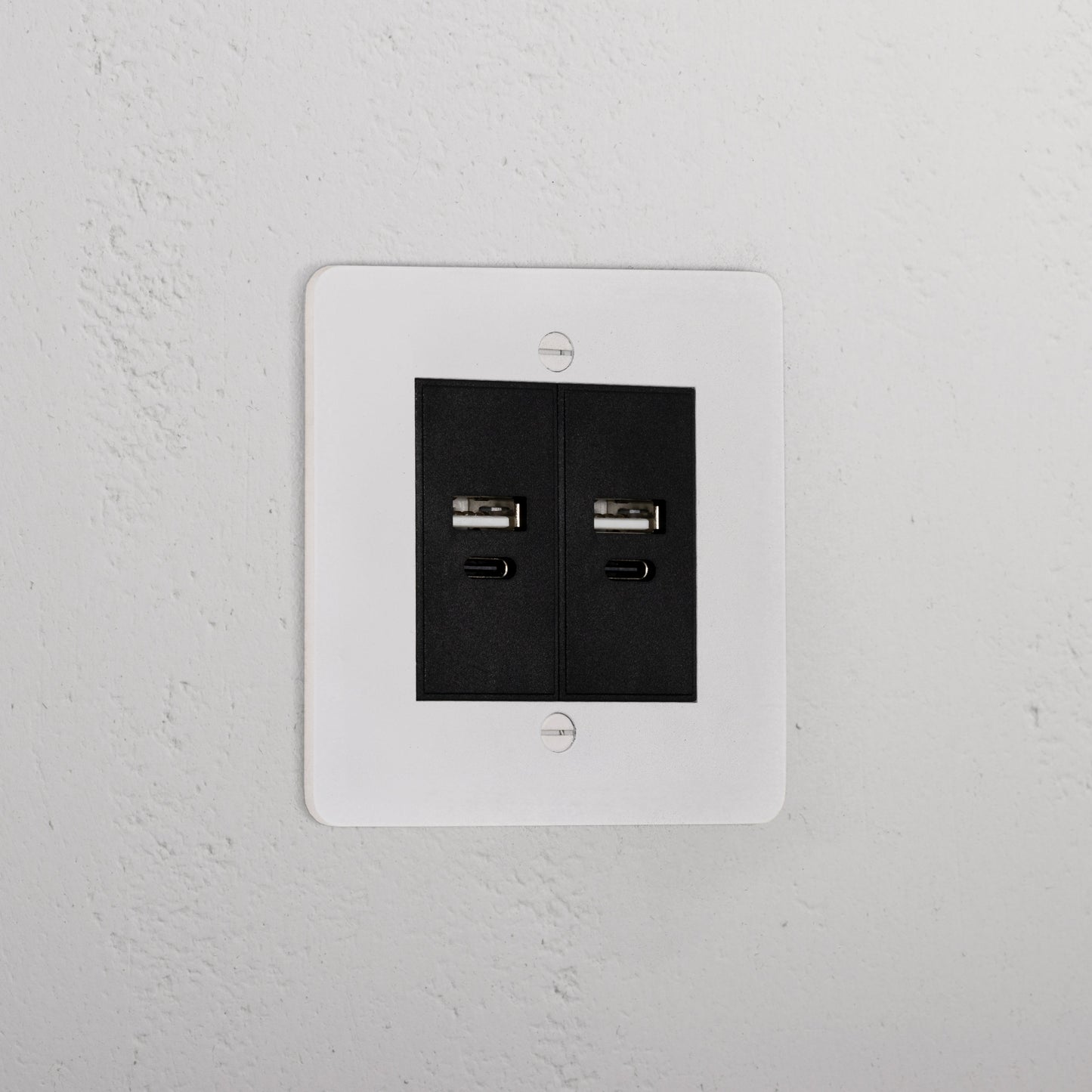 Rynx | 2x USB A+C Socket - Malbar Black
