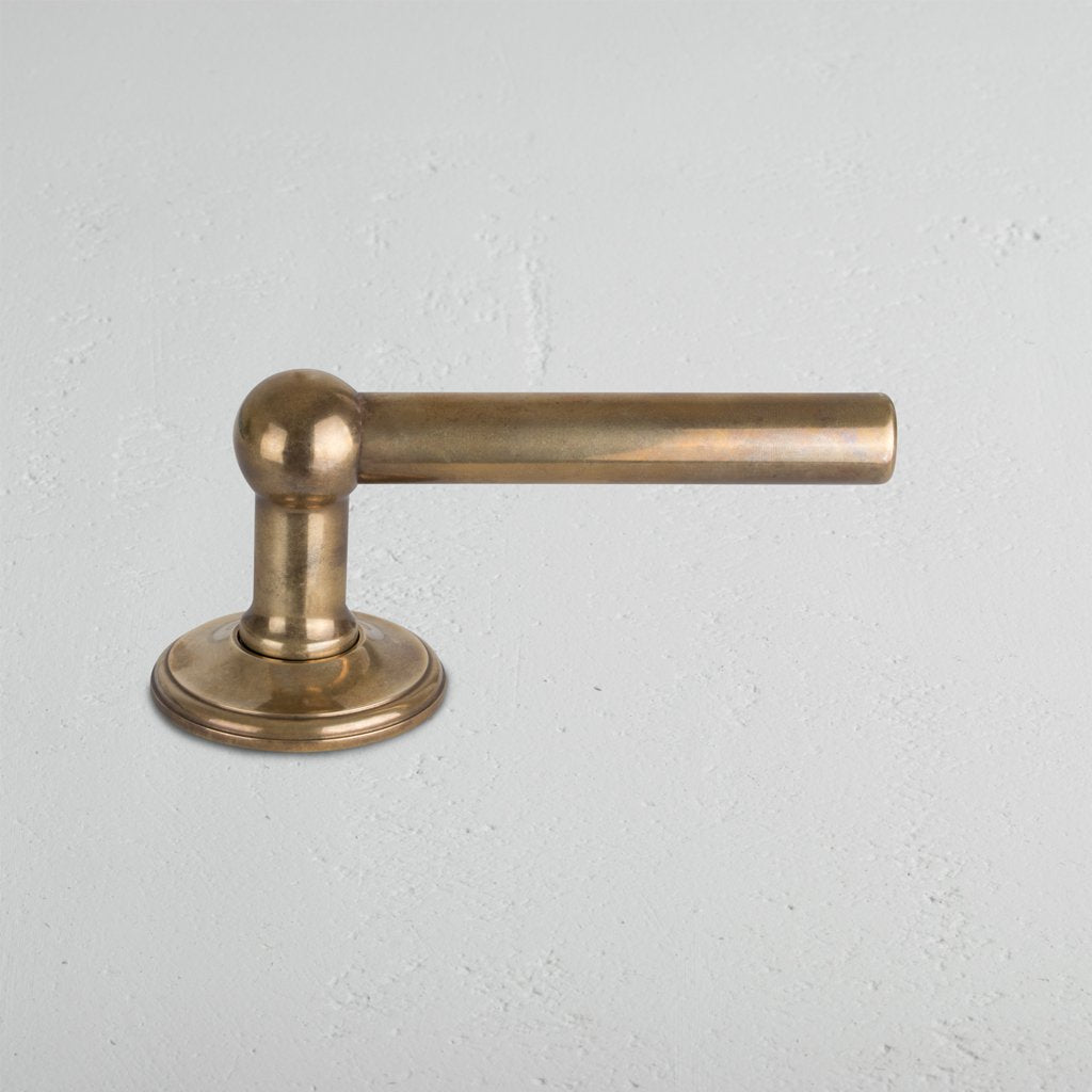 Rynx | Harper Origin Door Handle - Antique Brass