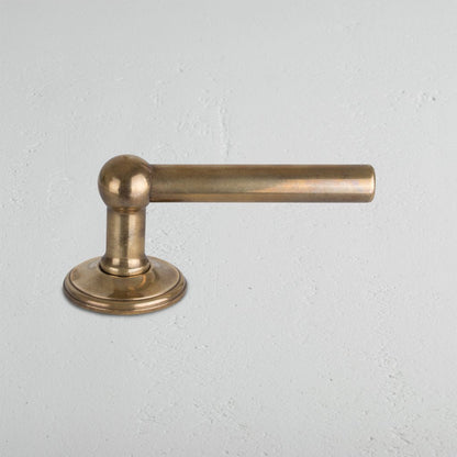 Rynx | Harper Origin Door Handle - Antique Brass