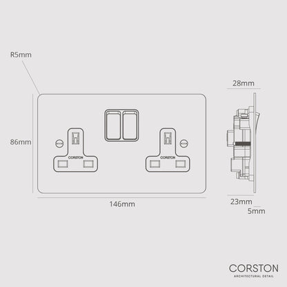 Rynx | 5A light switch - paintable black