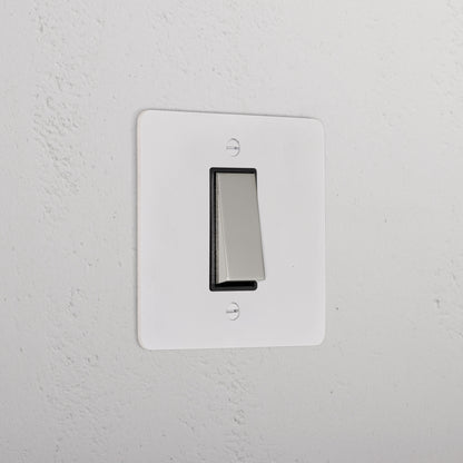 Rynx | 1G Tovei Toggle Switch - Malbar Polished Nickel Black