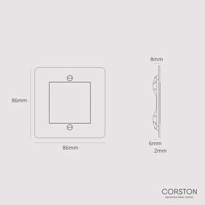 Rynx | Simple Brush Plate - Malbar White