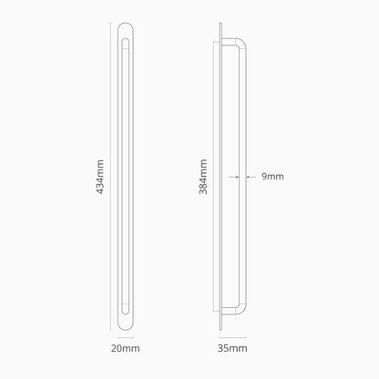Rynx | Kilburn Furniture Handle 384mm - Bronze