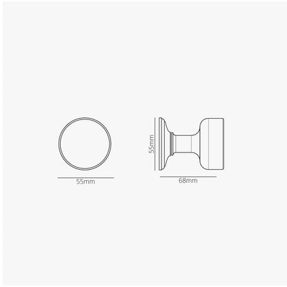 Rynx | Onslow Unsprung Door Knob - Polished Nickel