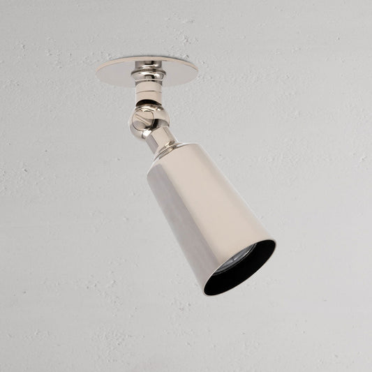 Rynx | Perryn Small Simple Spotlight (35mm) - Polished Nickel