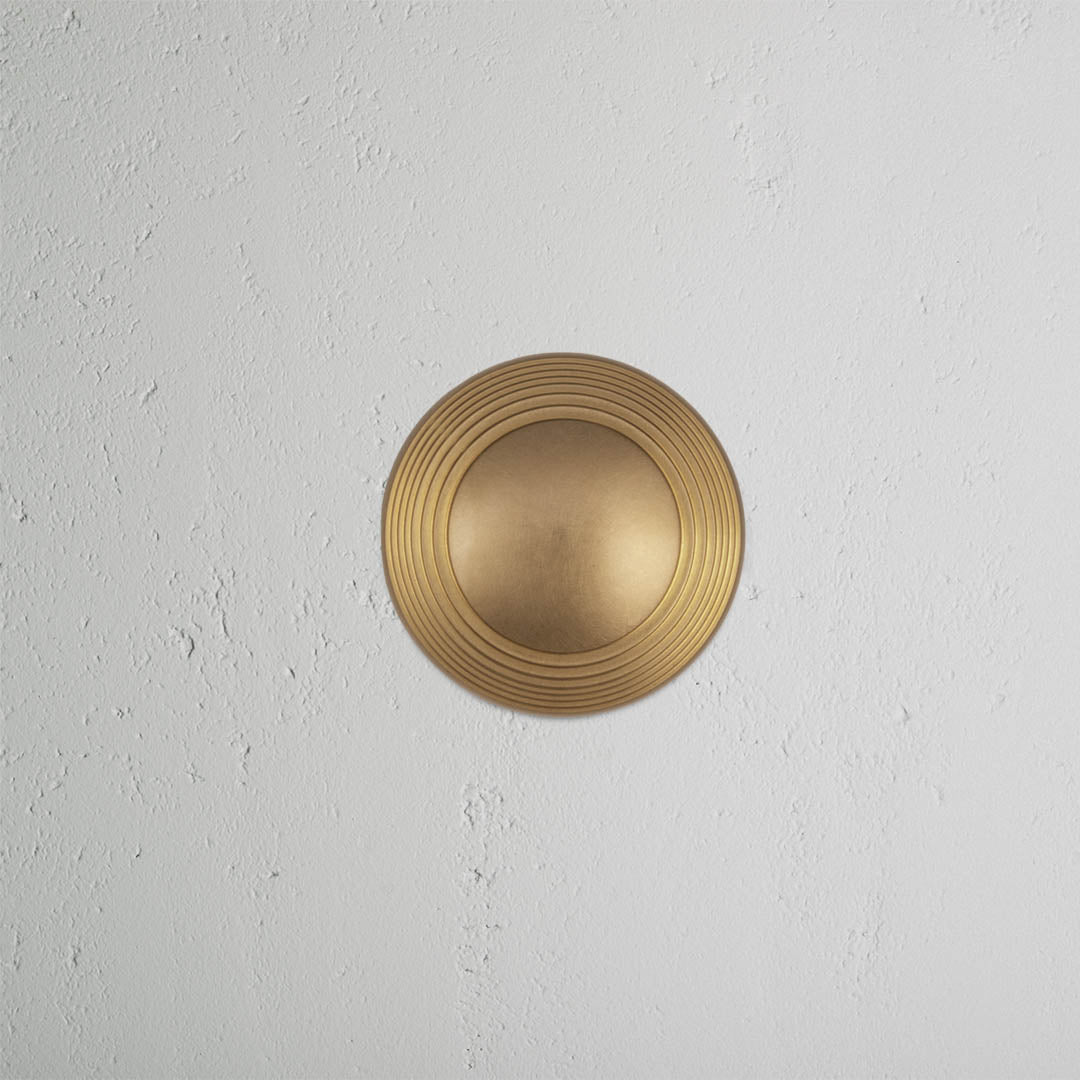 Rynx | Poplar Fast Door Handle - Antique Brass