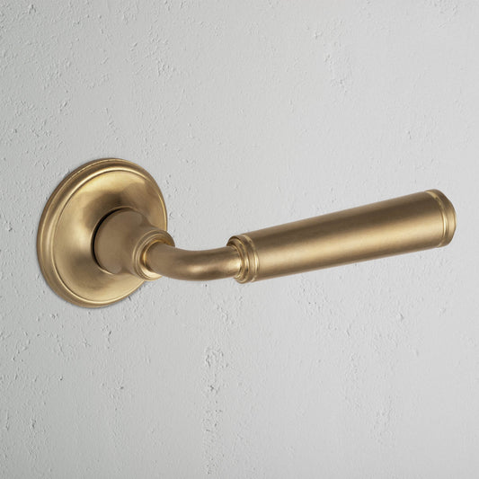 Rynx | Digby Origin Door Handle - Antique Brass