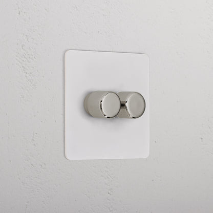 Rynx | 2G Dimmer Switch - Malbar Polished Nickel