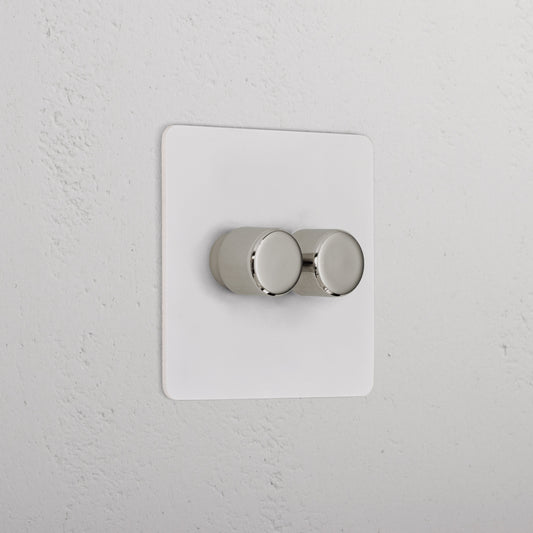 Rynx | 2G Dimmer Switch - Malbar Polished Nickel