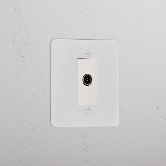 Rynx | TV Outlet Socket - Malbar White