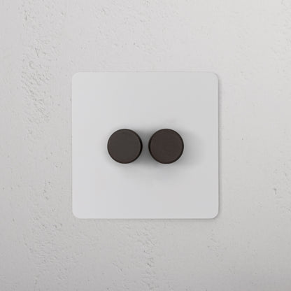 Rynx | 2G Dimmer Switch - Malbar Bronze