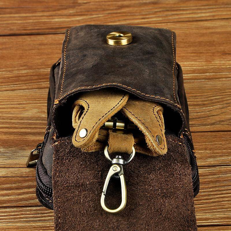 RYNX | Luxury Leather Hip Bag for Men