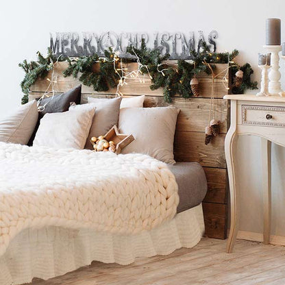 Rynx | Rustic metal "Merry Christmas" table sign