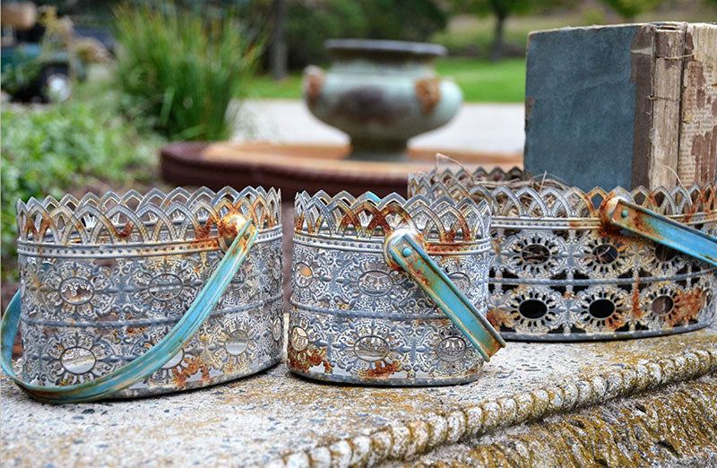 Rynx | Oval Pierced Baskets Set of 3