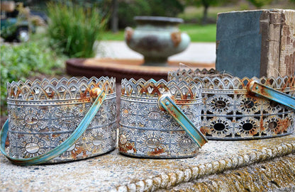 Rynx | Oval Pierced Baskets Set of 3