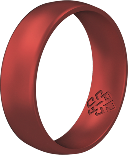 RYNX | Chrome Red Breathable Silicone Ring for Men and Women