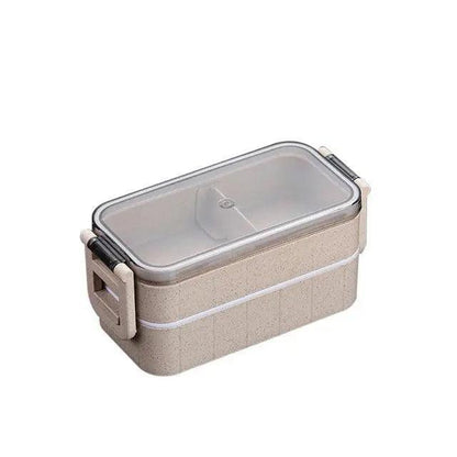 Rynx | Sustainable Wheat Straw Lunch Box with Cutlery: Your Eco-Friendly Eating Essential