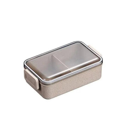 Rynx | Sustainable Wheat Straw Lunch Box with Cutlery: Your Eco-Friendly Eating Essential