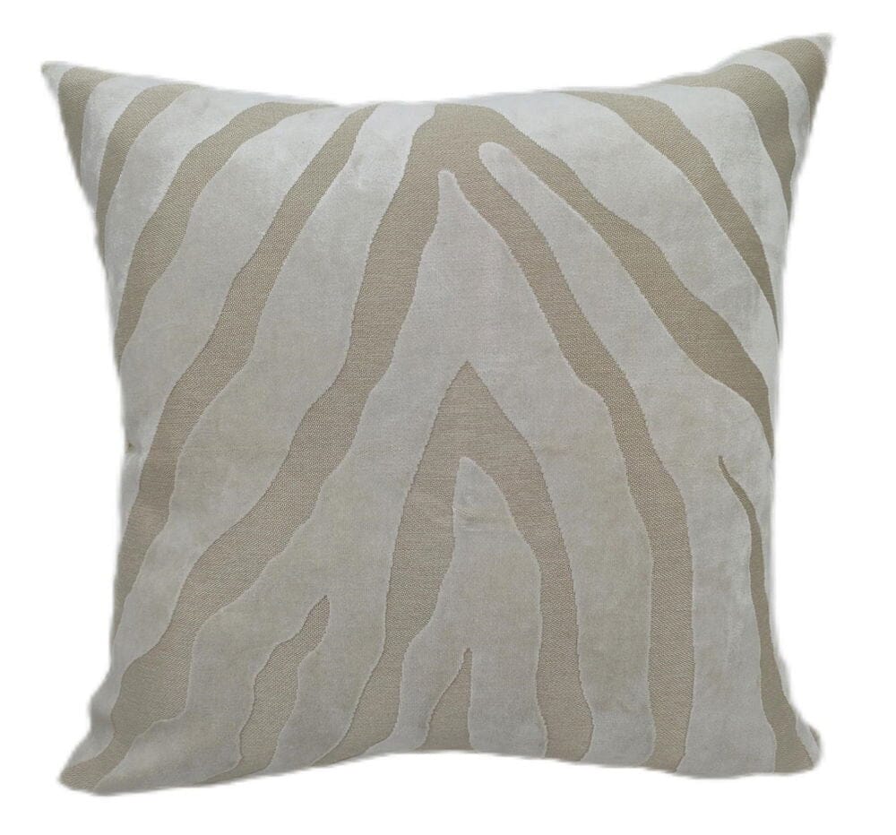 Rynx | Mimi Ivory Zebra Pattern Cushions - 43x43cm