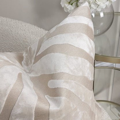 Rynx | Mimi Ivory Zebra Pattern Cushions - 43x43cm