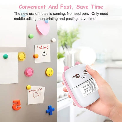 Rynx | Mini Pocket Wireless BT Thermal Inkless Printer for Smartphones