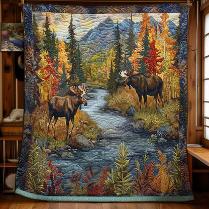Rynx | Alces alces Riverbank Quilt