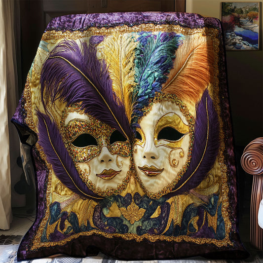 Rynx | Mardi Gras Carnival Splendor Duvet Cover