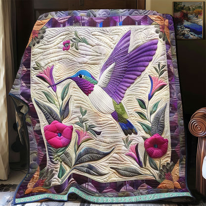 Rynx | Purple Hummingbird Quilt